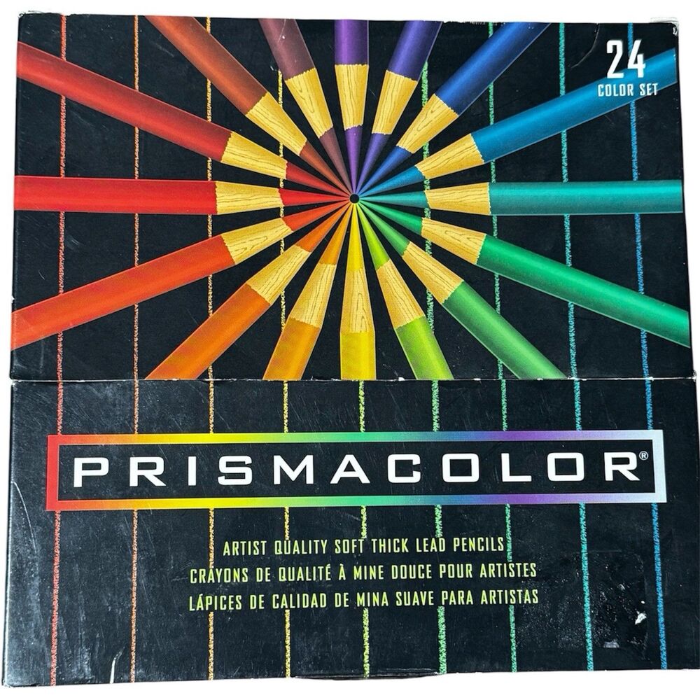 Prismacolor Colored Pencils / Vintage 1997/ 24 Ct / Unused / NIB 03597 PC953